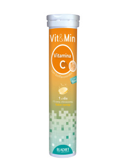 Eladiet Vit y Min Vitamine C 15 Comprimés Effervescents
