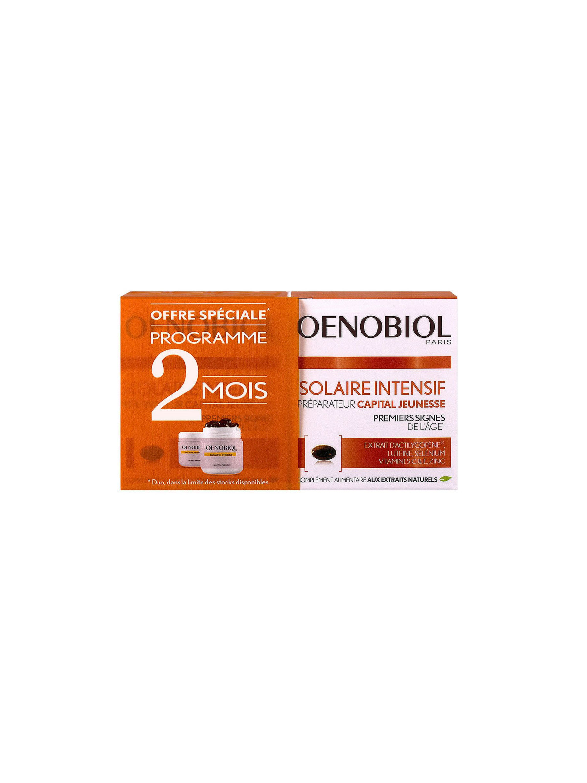 Oenobiol - Préparateur Capital Jeunesse 2x30 Capsules