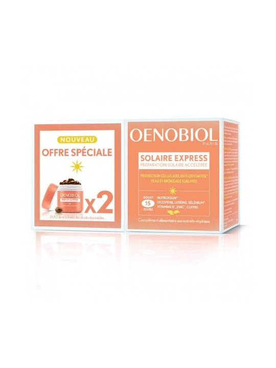 Oenobiol -  Préparateur Solaire Accéléré 2x15 Capsules